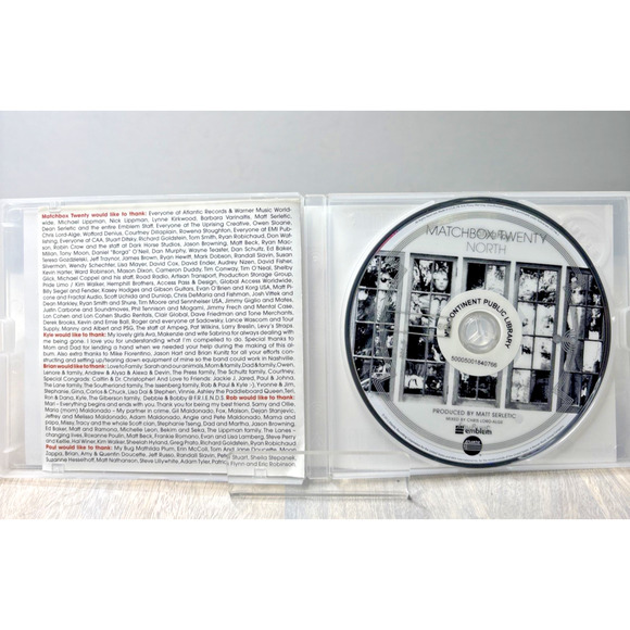 Matchbox Twenty – North (CD, 2012, Atlantic Records) - Picture 3 of 5